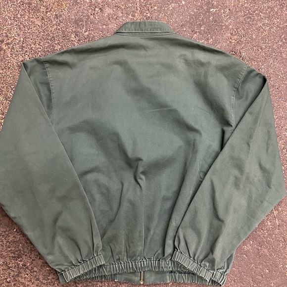 Vintage POLO RALPH LAUREN Collared Jacket Green Men’s size M Harrington - Picture 7 of 10